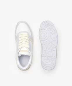 Sneakers T-Clip Femme En Cuir Avec Monogramme | Lacoste Online