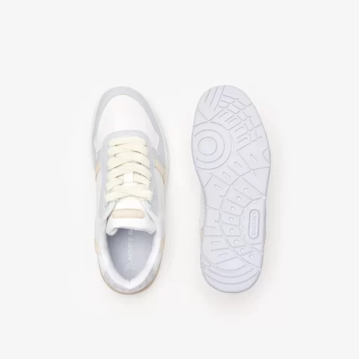 Sneakers T-Clip Femme En Cuir Avec Monogramme | Lacoste Online