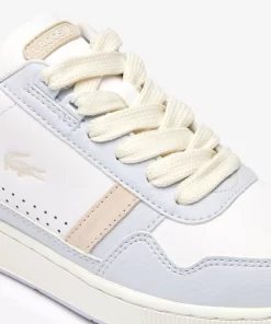 Sneakers T-Clip Femme En Cuir Avec Monogramme | Lacoste Online