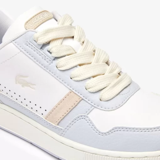 Sneakers T-Clip Femme En Cuir Avec Monogramme | Lacoste Online