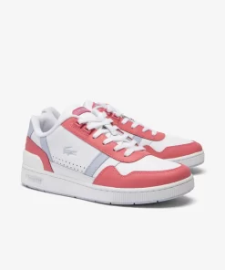 Sneakers T-Clip Femme En Cuir | Lacoste Outlet