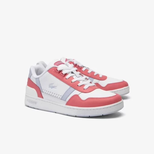 Sneakers T-Clip Femme En Cuir | Lacoste Outlet