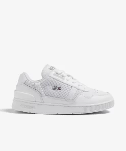 Sneakers T-Clip Femme En Cuir Avec Details | Lacoste Clearance