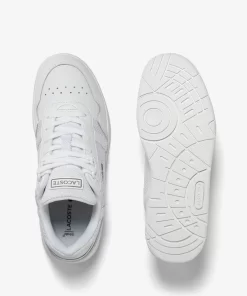 Sneakers T-Clip Femme En Cuir Avec Details | Lacoste Clearance