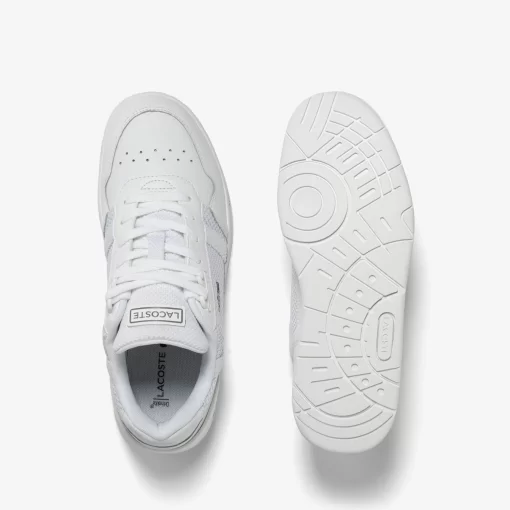 Sneakers T-Clip Femme En Cuir Avec Details | Lacoste Clearance