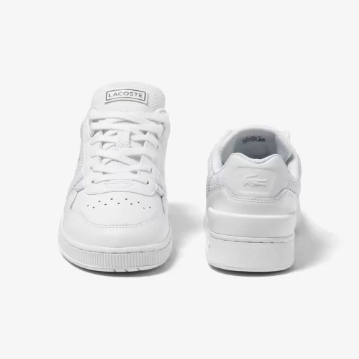 Sneakers T-Clip Femme En Cuir Avec Details | Lacoste Clearance