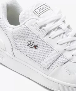 Sneakers T-Clip Femme En Cuir Avec Details | Lacoste Clearance