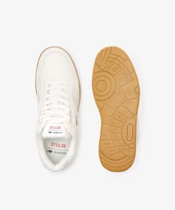 Sneakers T-Clip Femme X Netflix En Cuir | Lacoste Discount