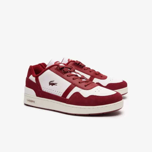 Sneakers T-Clip Homme En Cuir Avec Languette Siglee | Lacoste Store