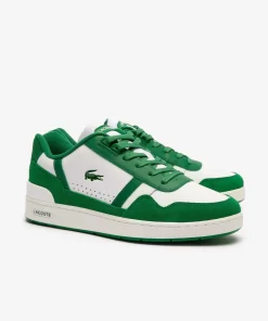 Sneakers T-Clip Homme En Cuir Avec Languette Siglee | Lacoste Store