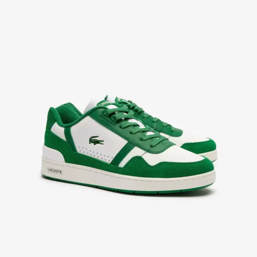 Sneakers T-Clip Homme En Cuir Avec Languette Siglee | Lacoste Store