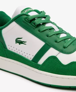 Sneakers T-Clip Homme En Cuir Avec Languette Siglee | Lacoste Store