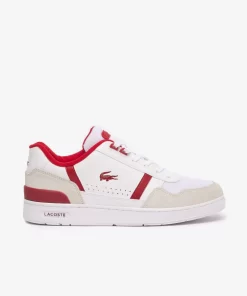 Sneakers T-Clip Homme En Cuir Contraste | Lacoste Sale