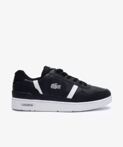 Sneakers T-Clip Homme En Cuir Imprime | Lacoste Clearance