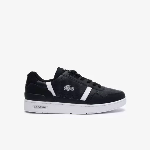 Sneakers T-Clip Homme En Cuir Imprime | Lacoste Clearance