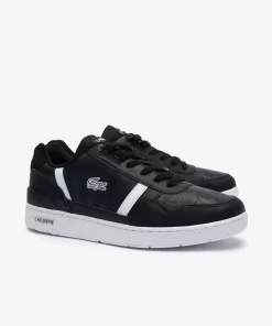 Sneakers T-Clip Homme En Cuir Imprime | Lacoste Clearance