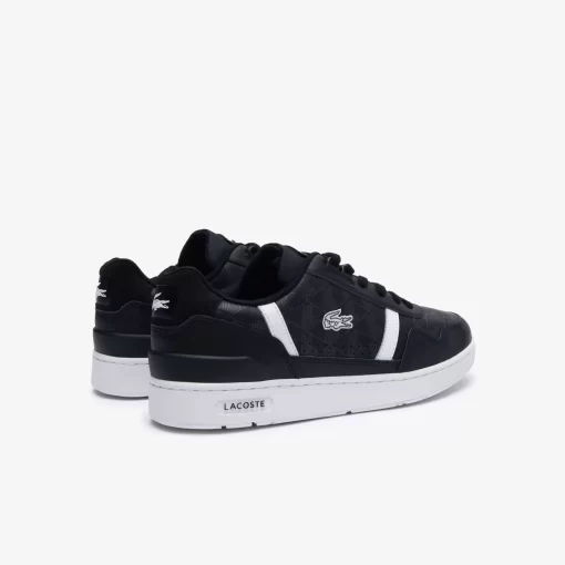 Sneakers T-Clip Homme En Cuir Imprime | Lacoste Clearance