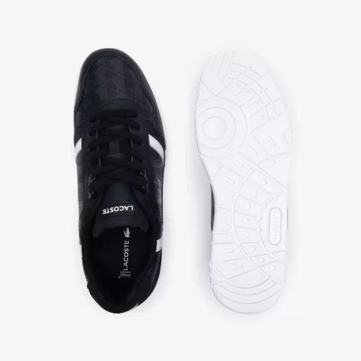 Sneakers T-Clip Homme En Cuir Imprime | Lacoste Clearance