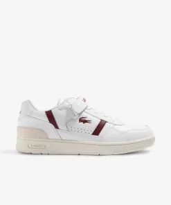 Sneakers T-Clip Velcro Femme En Cuir | Lacoste Cheap