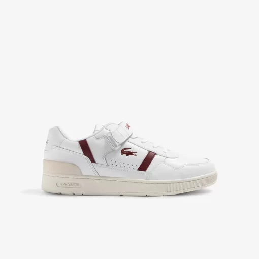 Sneakers T-Clip Velcro Femme En Cuir | Lacoste Cheap