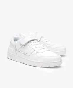 Sneakers T-Clip Velcro Femme En Cuir | Lacoste Hot