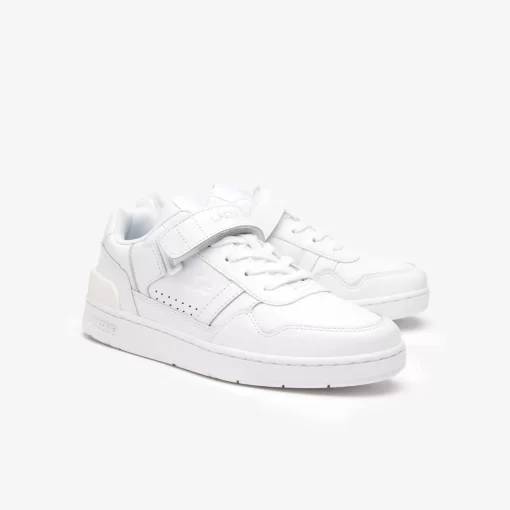 Sneakers T-Clip Velcro Femme En Cuir | Lacoste Hot