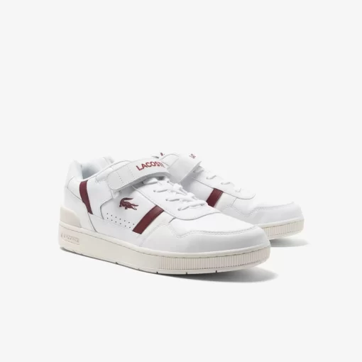 Sneakers T-Clip Velcro Femme En Cuir | Lacoste Cheap