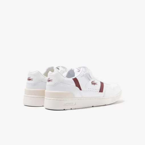 Sneakers T-Clip Velcro Femme En Cuir | Lacoste Cheap