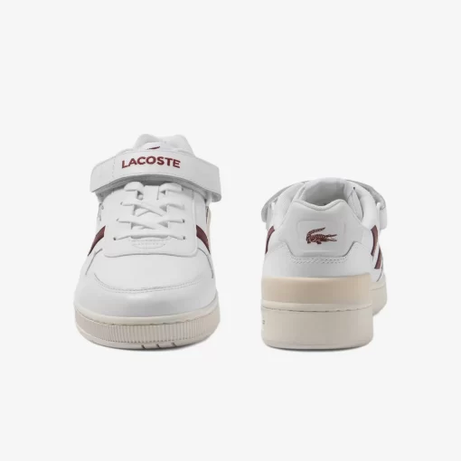 Sneakers T-Clip Velcro Femme En Cuir | Lacoste Cheap