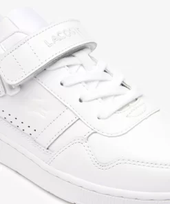 Sneakers T-Clip Velcro Femme En Cuir | Lacoste Hot