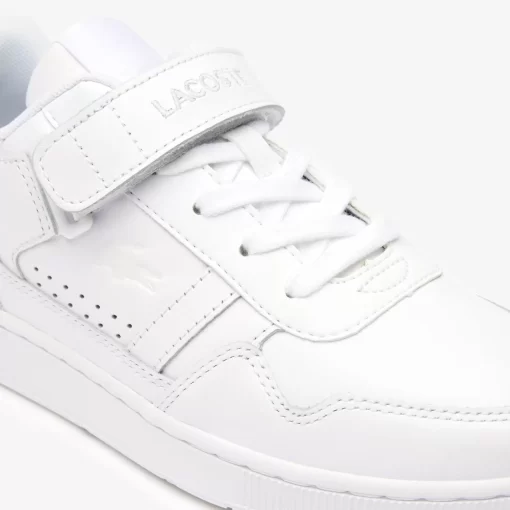 Sneakers T-Clip Velcro Femme En Cuir | Lacoste Hot