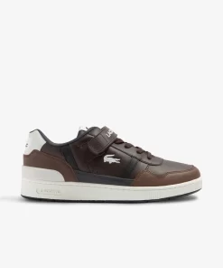 Sneakers T-Clip Velcro Homme En Cuir | Lacoste Outlet