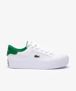 Sneakers Ziane Platform Femme En Cuir | Lacoste Discount