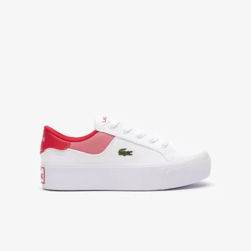 Sneakers Ziane Platform Femme En Cuir | Lacoste Cheap