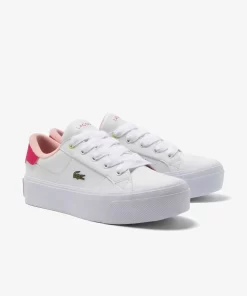 Sneakers Ziane Platform Femme En Cuir | Lacoste New