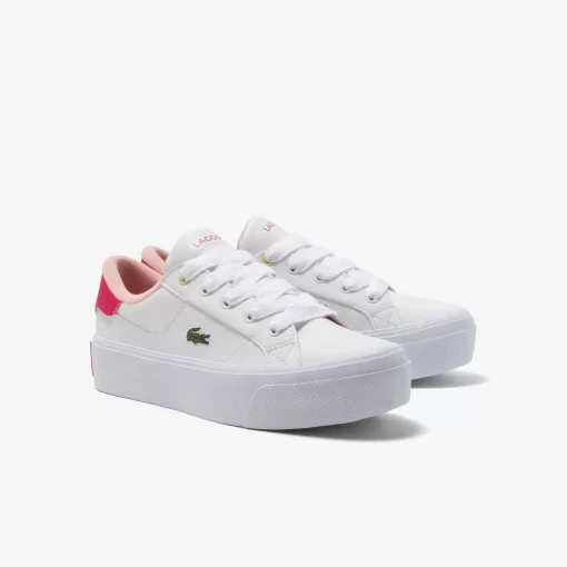 Sneakers Ziane Platform Femme En Cuir | Lacoste New