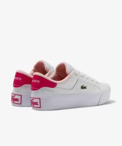 Sneakers Ziane Platform Femme En Cuir | Lacoste New