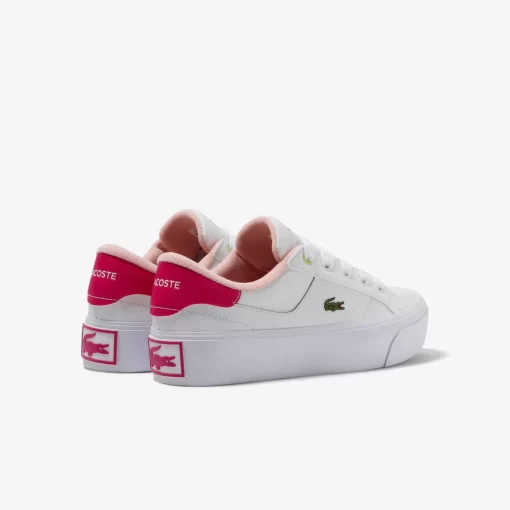 Sneakers Ziane Platform Femme En Cuir | Lacoste New