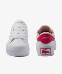 Sneakers Ziane Platform Femme En Cuir | Lacoste New