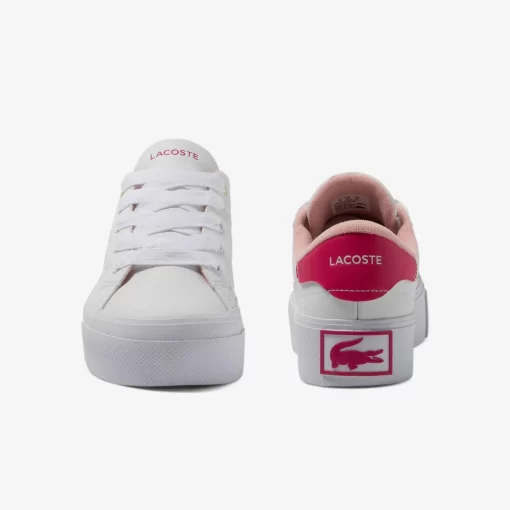 Sneakers Ziane Platform Femme En Cuir | Lacoste New