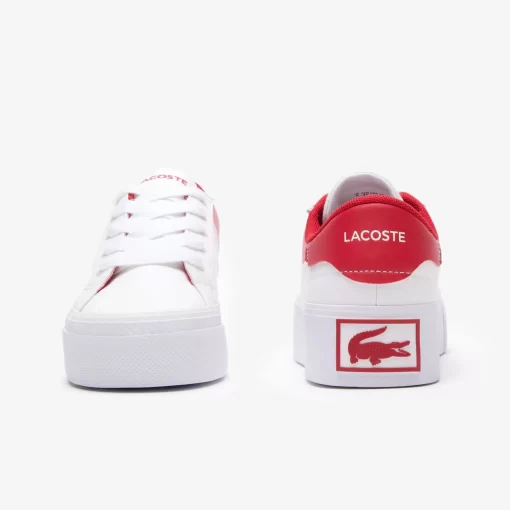 Sneakers Ziane Platform Femme En Cuir | Lacoste Cheap