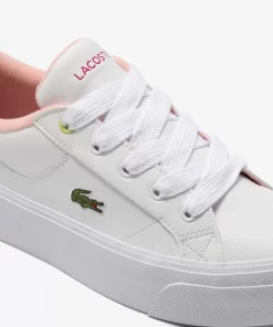 Sneakers Ziane Platform Femme En Cuir | Lacoste New