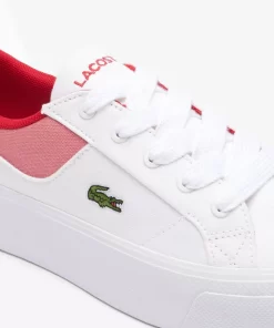 Sneakers Ziane Platform Femme En Cuir | Lacoste Cheap