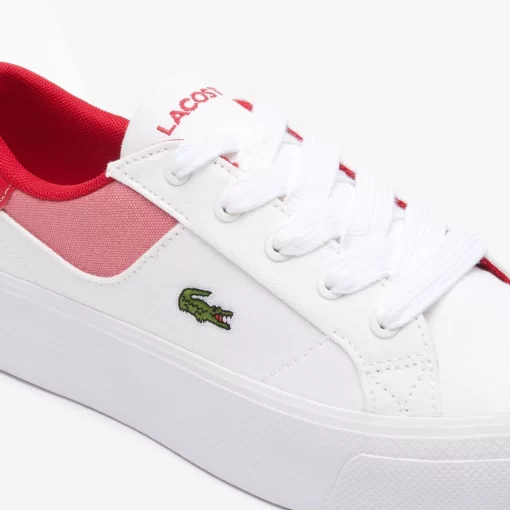 Sneakers Ziane Platform Femme En Cuir | Lacoste Cheap