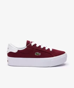 Sneakers Ziane Platform Femme En Textile | Lacoste Shop