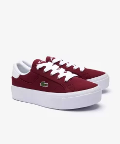 Sneakers Ziane Platform Femme En Textile | Lacoste Shop