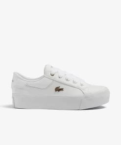 Sneakers Ziane Platform Femme En Cuir | Lacoste Best Sale