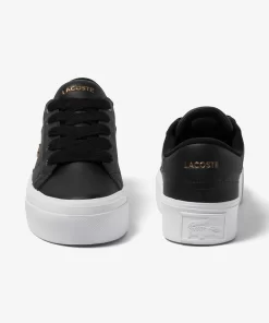 Sneakers Ziane Platform Femme En Cuir | Lacoste Hot