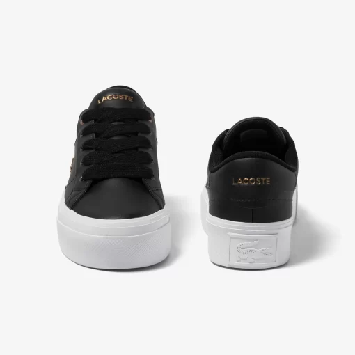 Sneakers Ziane Platform Femme En Cuir | Lacoste Hot