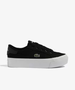 Sneakers Ziane Platform Femme En Textile | Lacoste Clearance